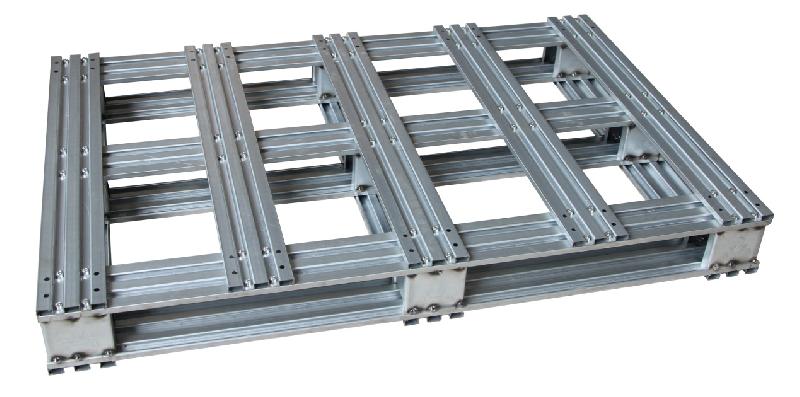 Kệ để hàng làm bằng pallet thép